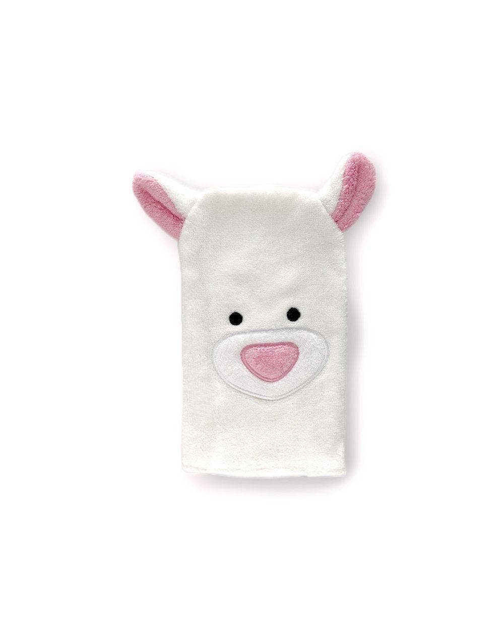 Zoe Sage – wholesale Hooded towel – Child & baby – Hooded Bamboo Baby Bath Towel & Mitt - Vega The Sheep3
