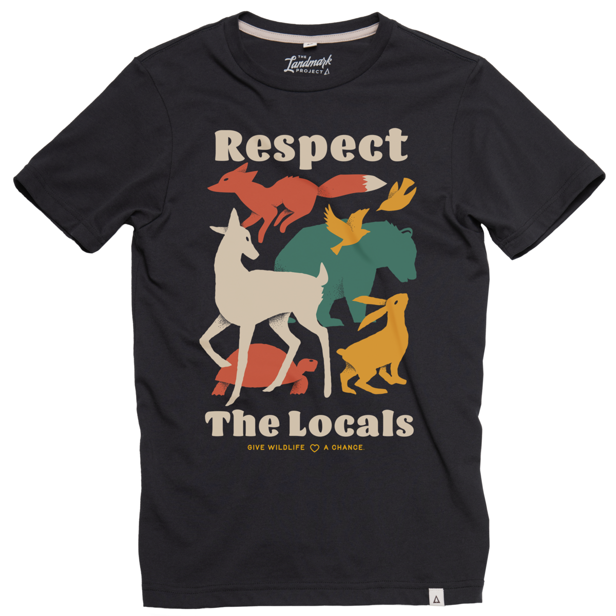 The Landmark Project – wholesale Screen printed t-shirt – unisex – Respect the Locals Tee0