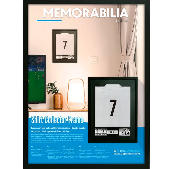 GB Eye Sports Shirt Collector Display Black Frame Single - 6 for wholesale by GB Posters & Merchandise