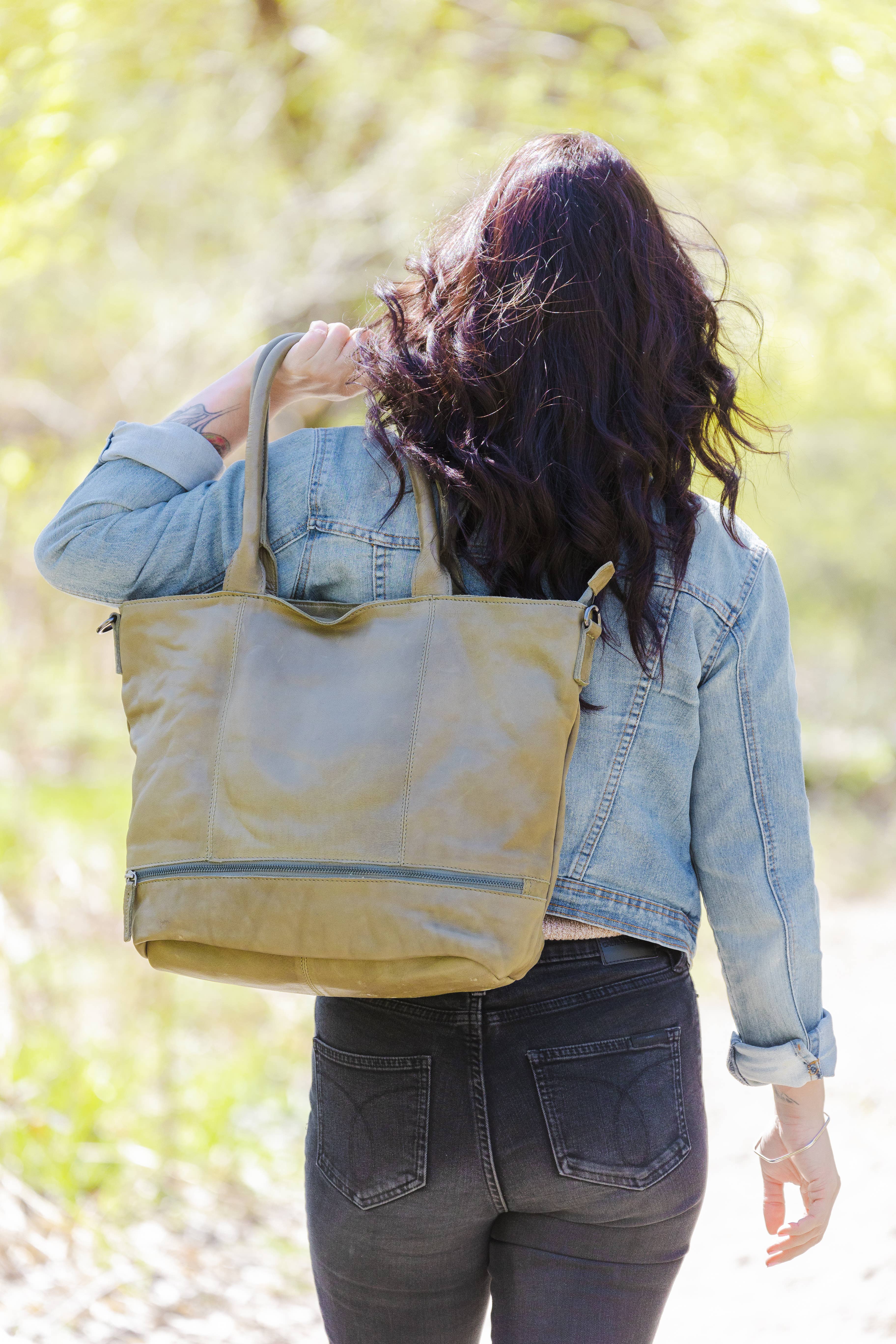 Keaan Leather Goods - Wholesale Tote Bag - Women's - [EMILIA] TOTE/SHOPPER & CROSSBODY | SUPER SOFT NAPPA LEATHER11