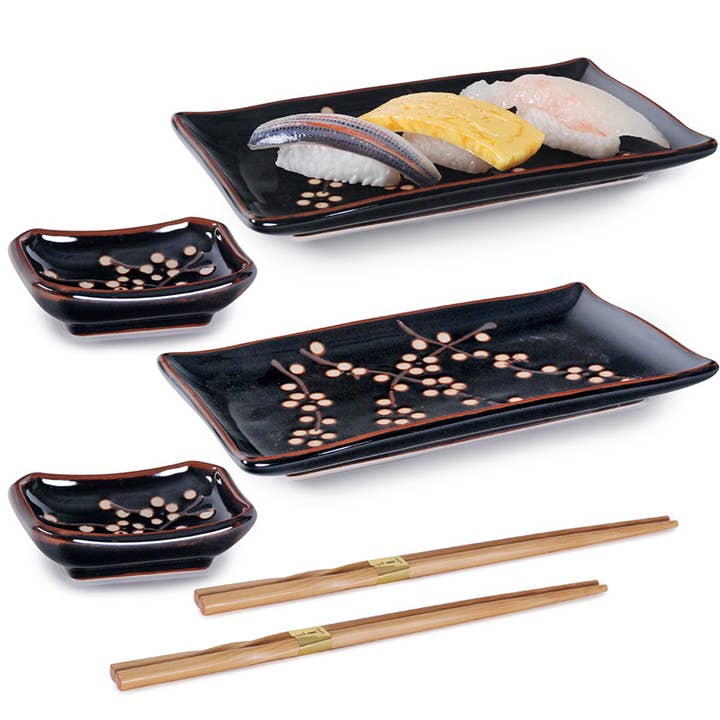 SUSHI SET - NIGHT FLOWERS for wholesale by Fuji Merchandise Corporation