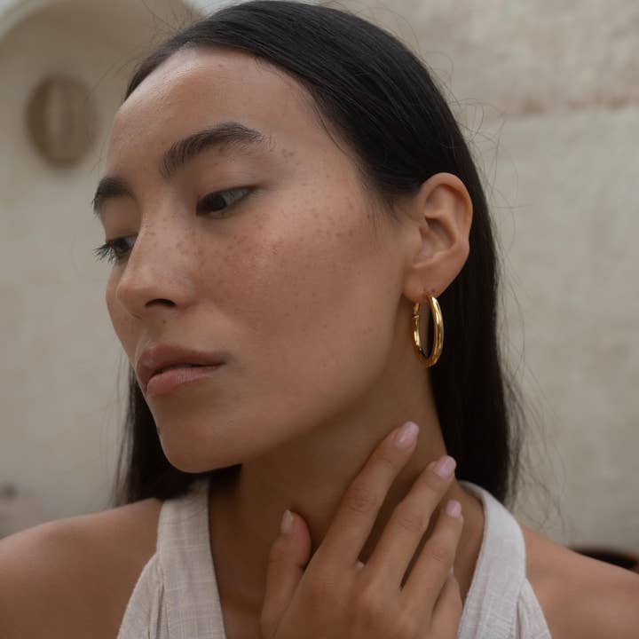 Made By Nami - Wholesale Hoop Earrings - Creoles | Gold3