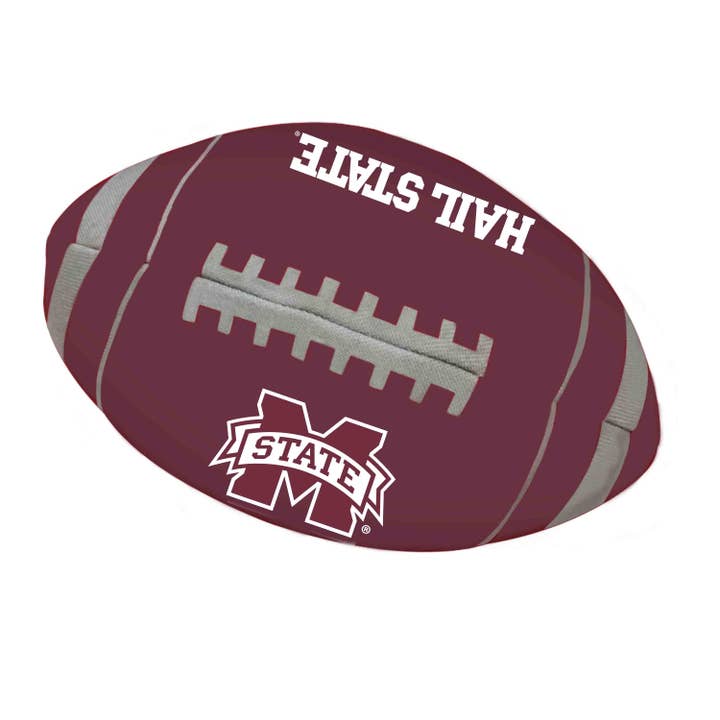 Mississippi State University - Football Toss Toy for wholesale by All Star Dogs
