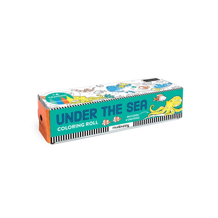 Chronicle Books - Wholesale Coloring Book - Kids & Baby - Under The Sea Mini Coloring Roll