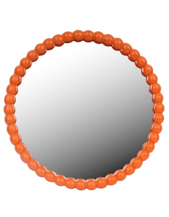 McGowan & Rutherford Ltd - Wholesale Wall Mirror - Orange Ball Framed Wall Mirror0