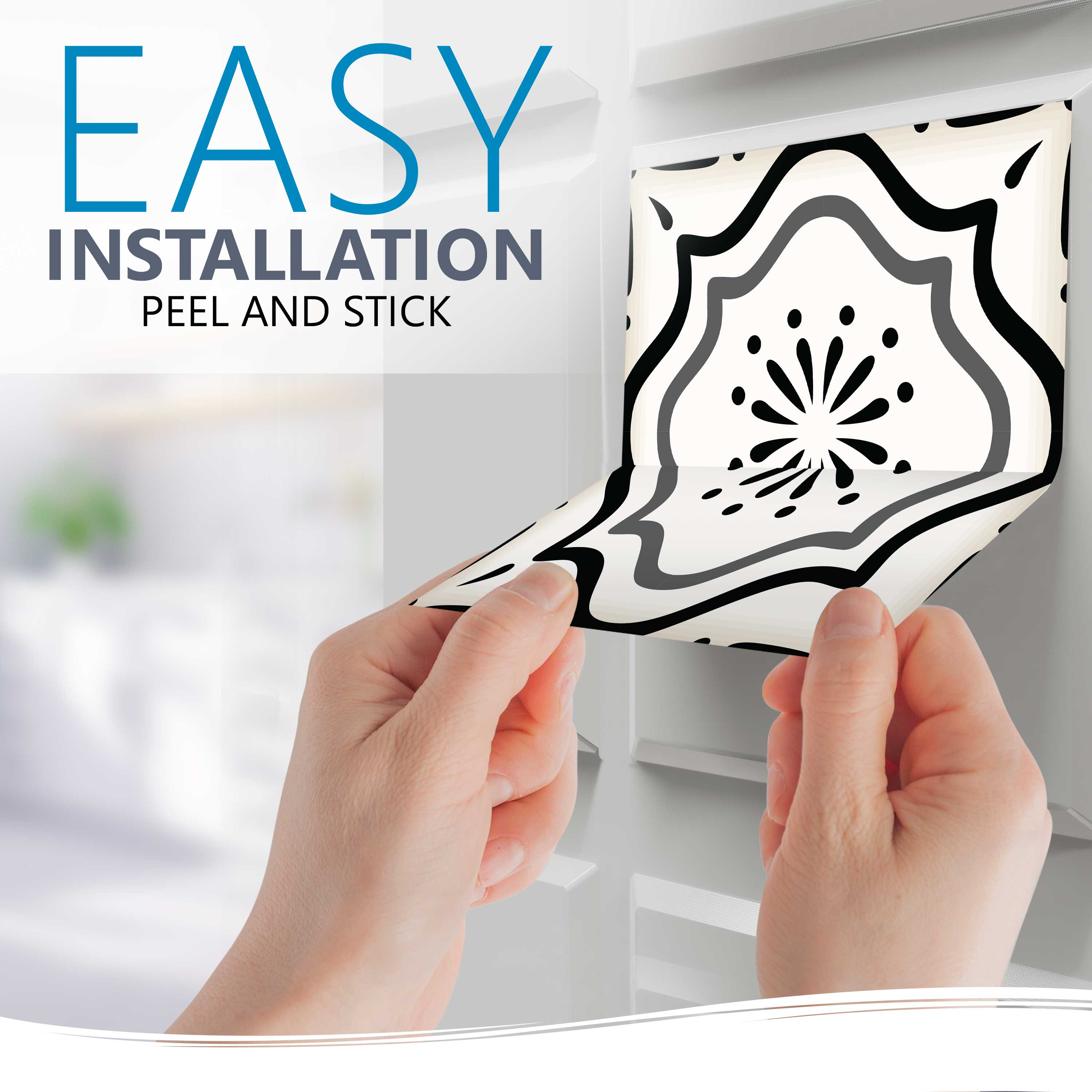 Mi Alma LLC – Großhandel Wandfliesen – Verleihen Sie Ihrem Raum einen Hauch von Stil mit Fliesenaufklebern Modell - b1007