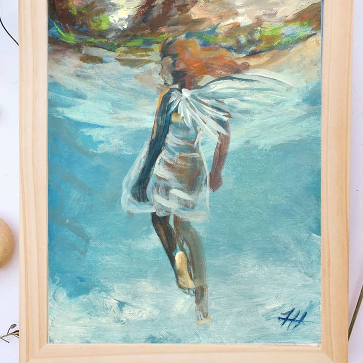 "Glow" Canvas Print for wholesale by Honey Hilliard Art