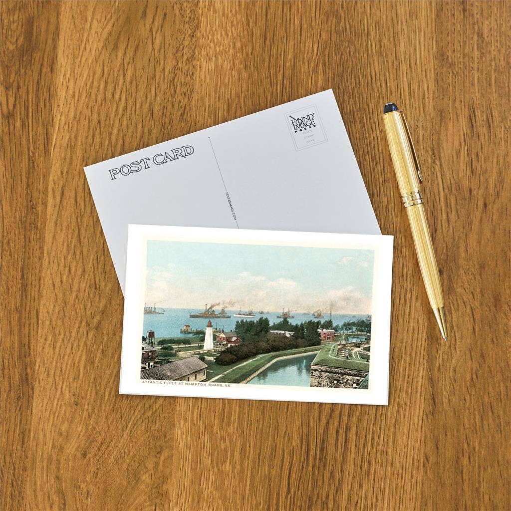 Found Image Press - Wholesale Postcard - Postcard VA-453 Harbor, Hampton Roads1