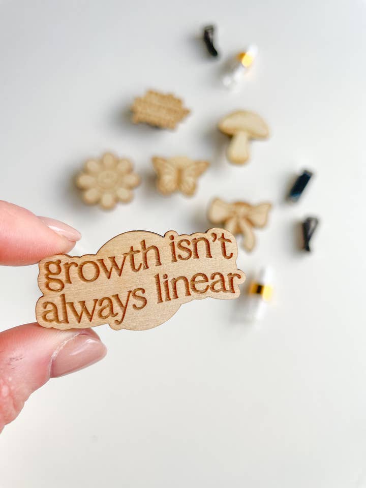 Growth Isn't Linear Vent Clip for wholesale by Ruth Artistry & Decor LLC