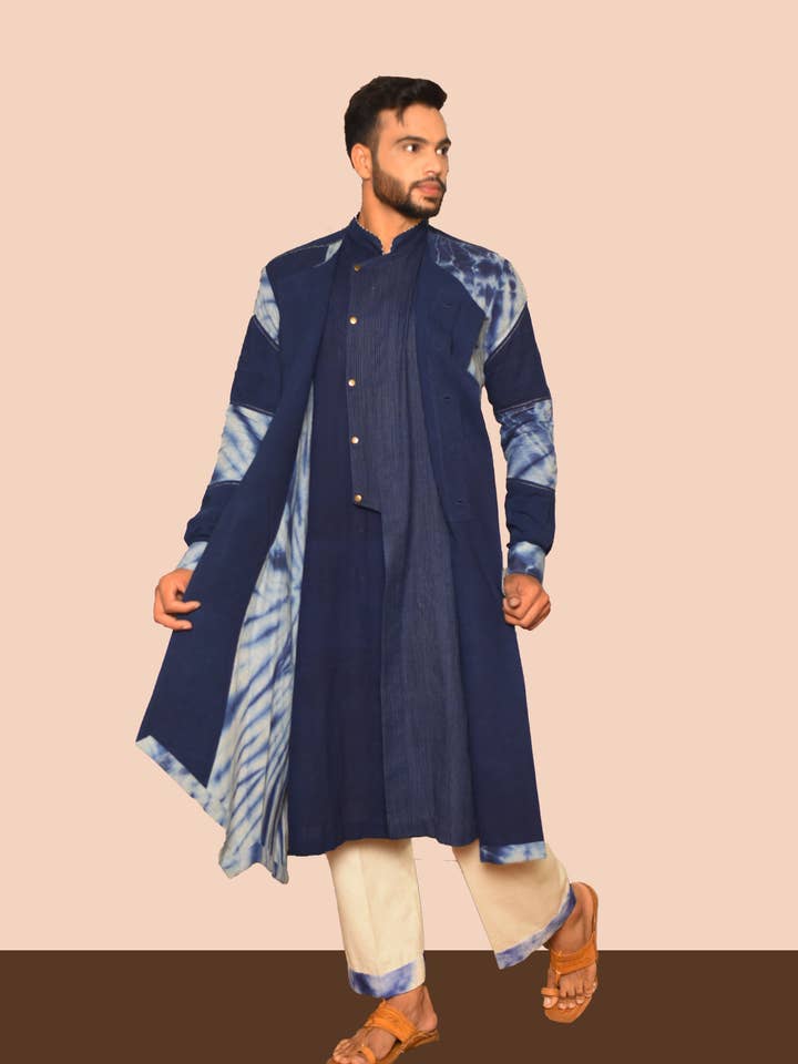 KURTA TEÑIDO ANUDADO para venta al por mayor de House of Amaya