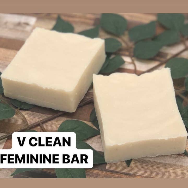 Savon en pain féminin fait main V Clean 4.5 oz pour la vente par Pardo Naturals