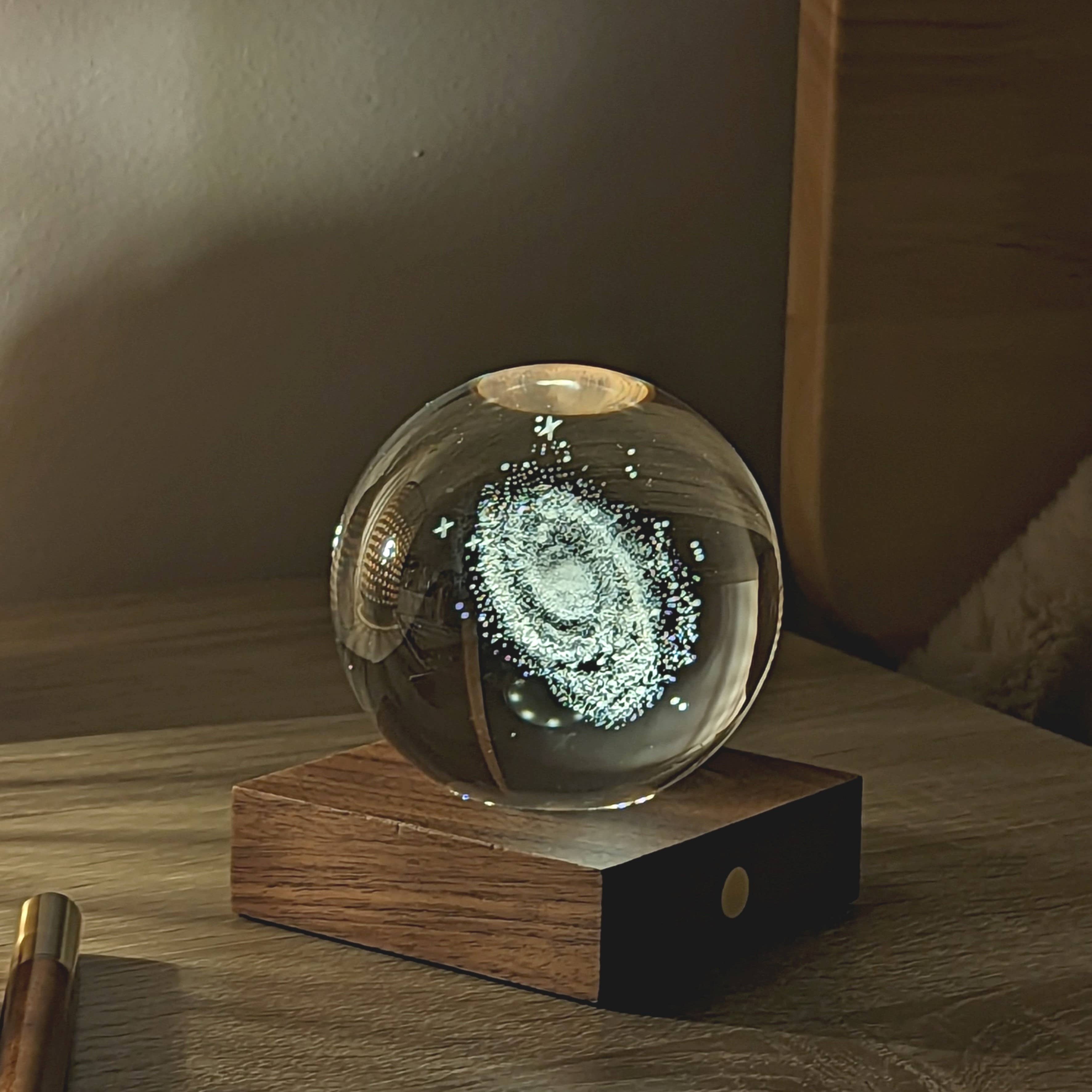 Gingko Design - Wholesale Night light - Amber Crystal Light40