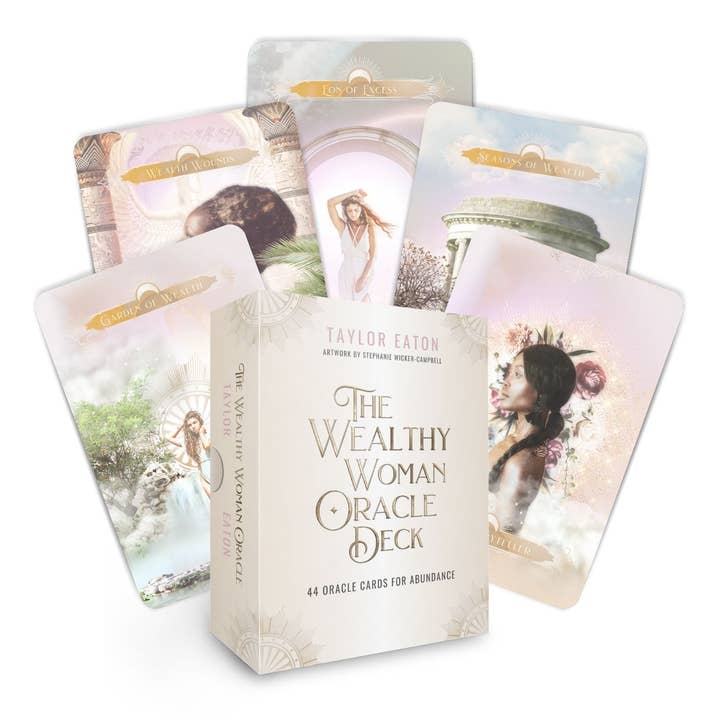 Red Wheel/Weiser LLC - Wholesale Tarot Cards - The Wealthy Woman Oracle Deck: 44 Cards and 96 Page Book0