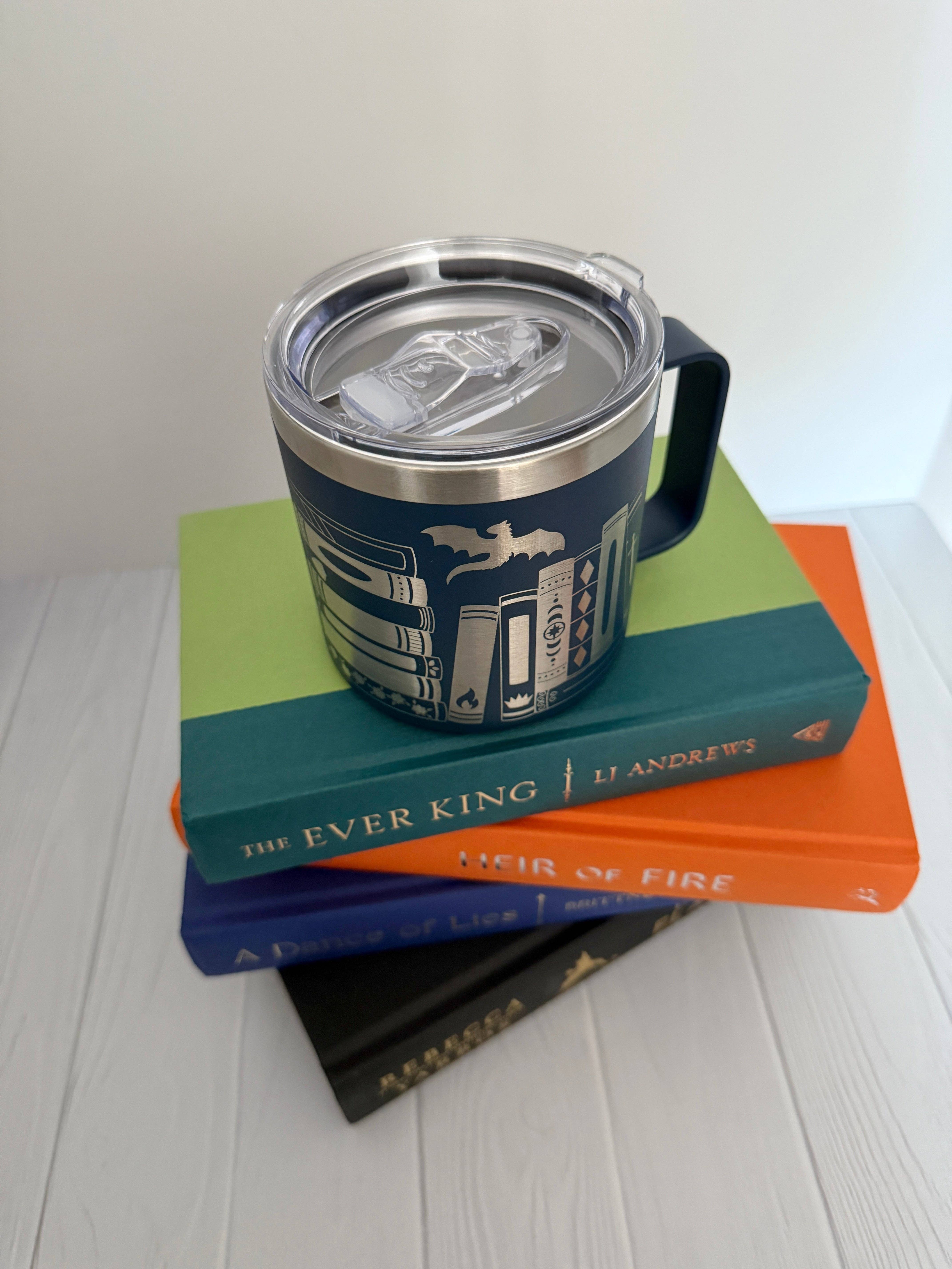 zoo&roo - Wholesale Insulated Mug/Tumbler - In My Bookish Era stainless steel mug1