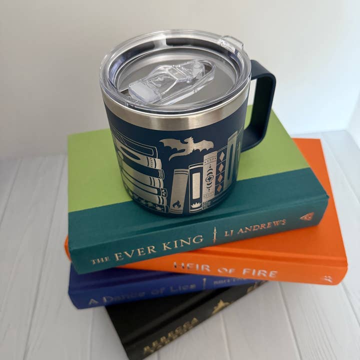 zoo&roo - Wholesale Insulated mug/tumbler - In My Bookish Era stainless steel mug1