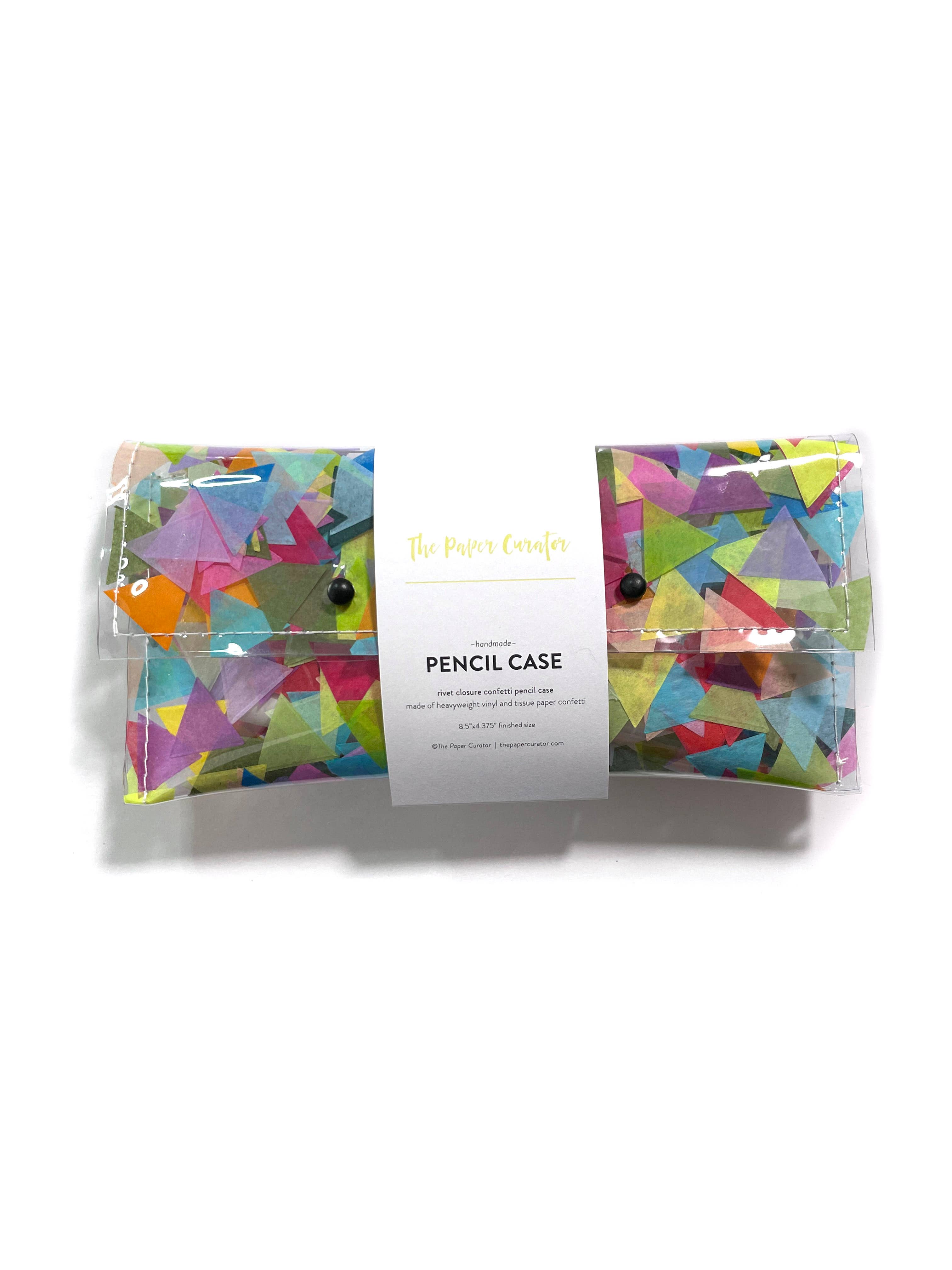 The Paper Curator - Vente Étuis/trousses à crayons - Trousse à crayons Confetti No. 8 | Pochette à crayons | Trousse de maquillage1