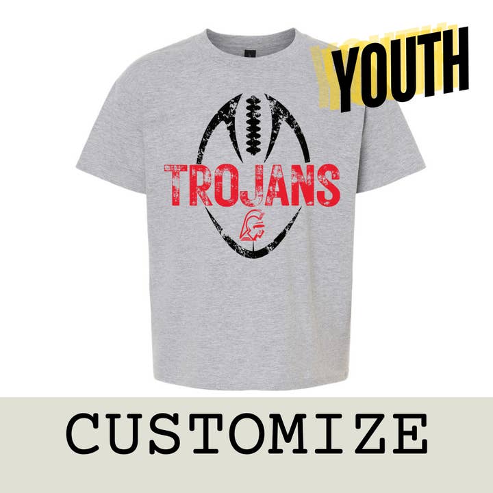 T-shirt vintage personalizzate per calcio giovanile per la vendita all'ingrosso da parte di 222 PARKSIDE