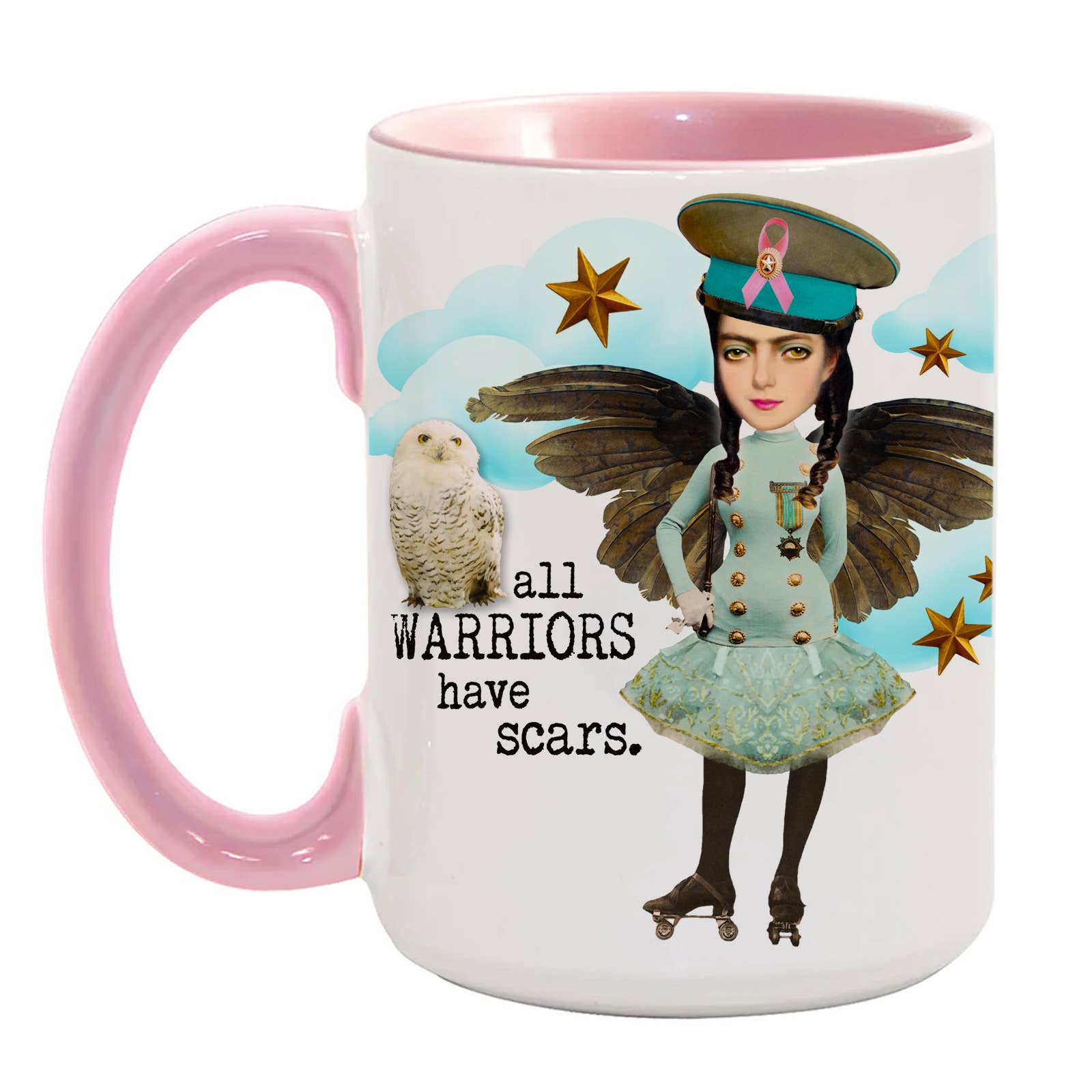 Love Letters - Wholesale Koffiemok - KANKER: Alle krijgers hebben littekens0