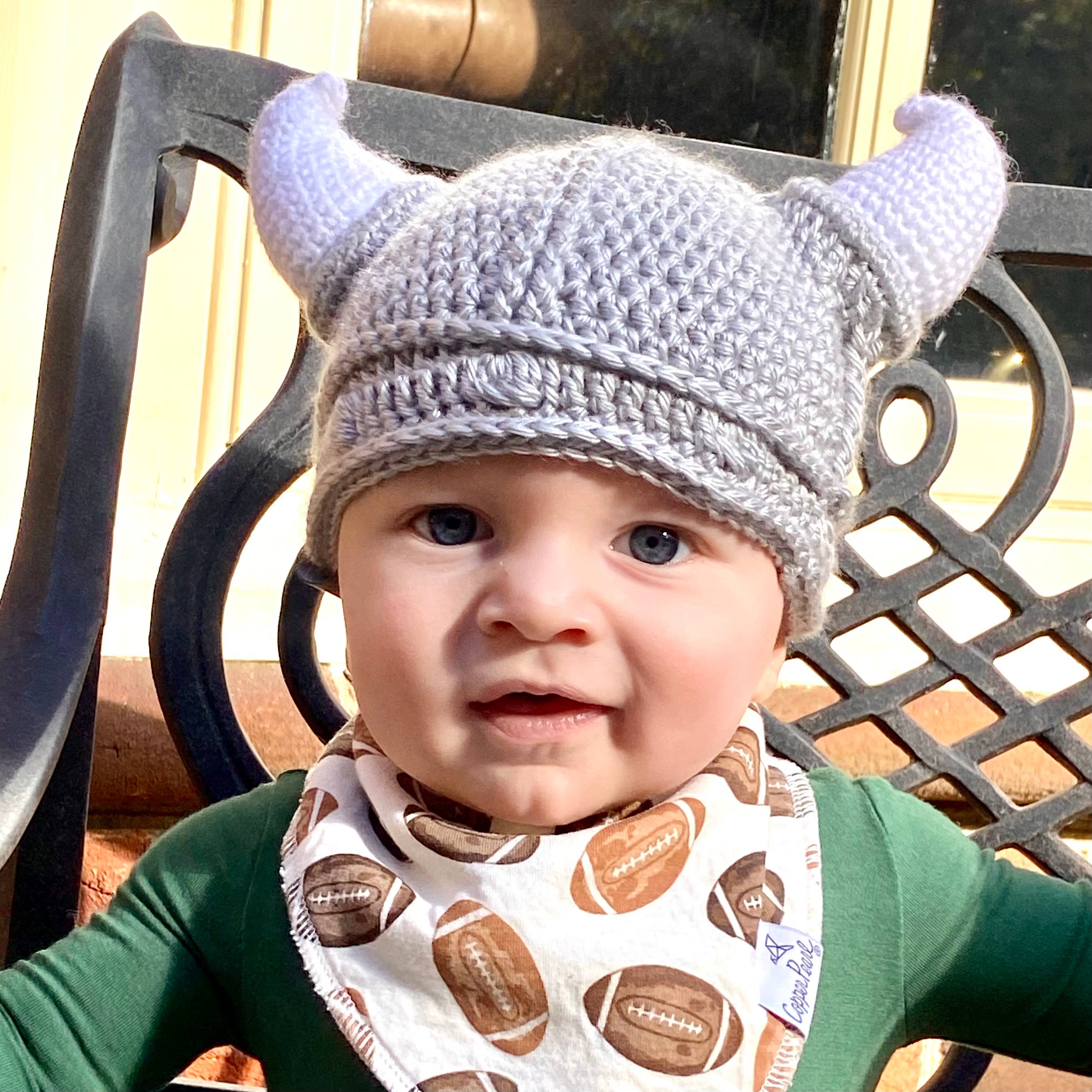 Valkyrie Handmade LLC - Wholesale Beanie - Unisex - Thorsen Crochet Viking Hat2