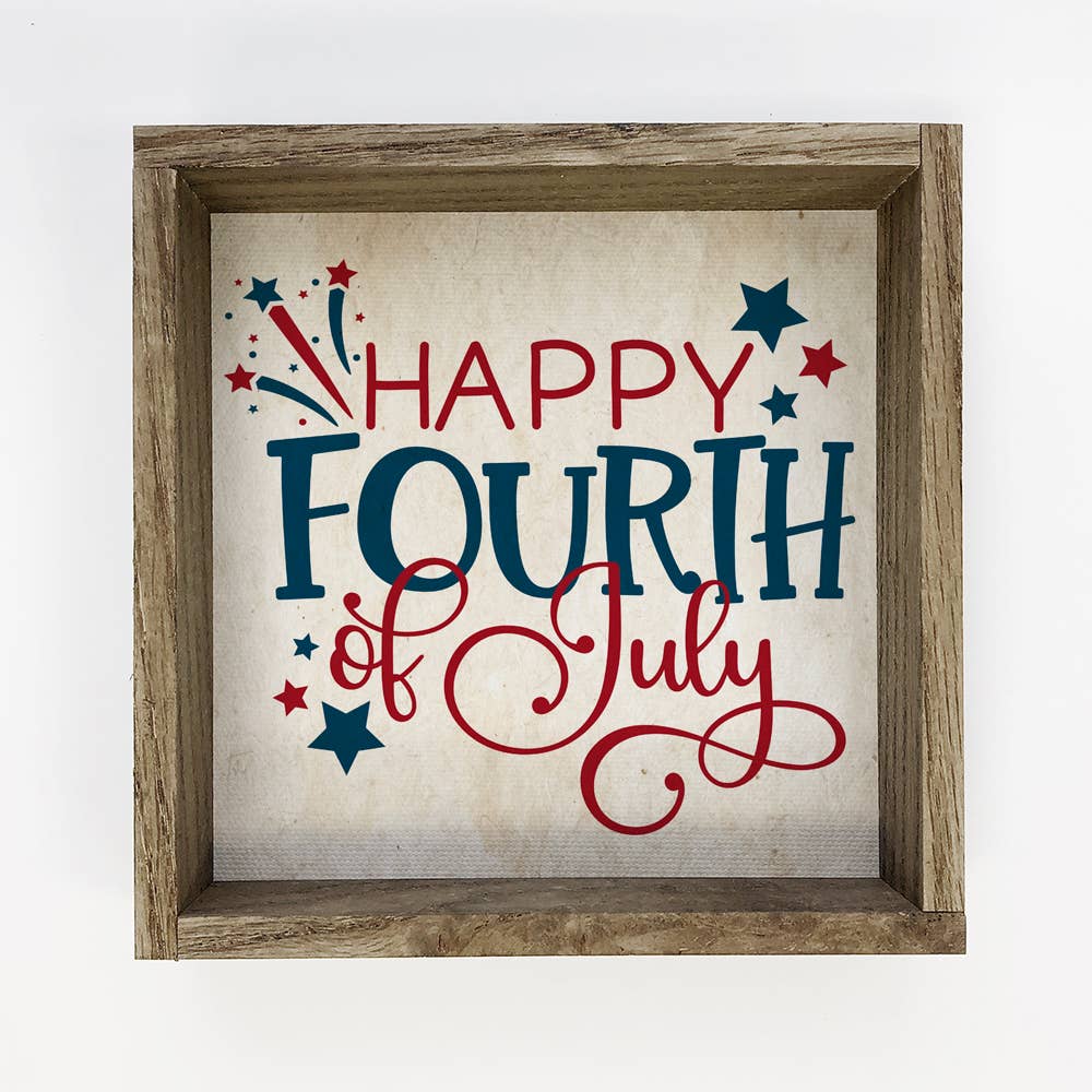 Hangout Home – wholesale Sign – July Décor- Happy FOURTH of July- Summer Decor0