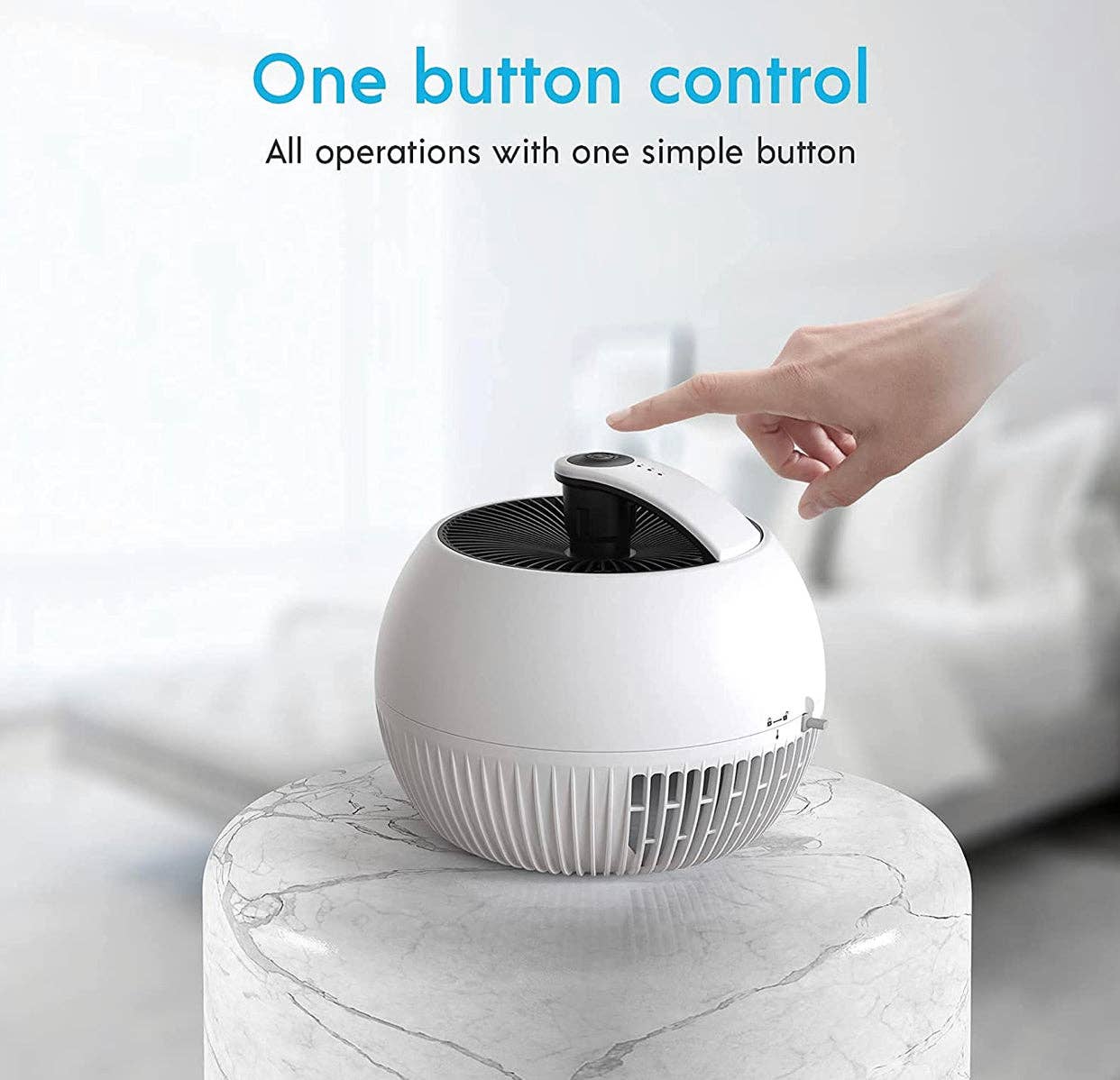 OutdoorSolarOutlet - Wholesale Air Purifier - Air Purifier for Allergies, Air Choice True HEPA Filter Air Purifier, Remove 99.97% of Dust Smoke,Portable and 25dB Quiet Air Purifier5