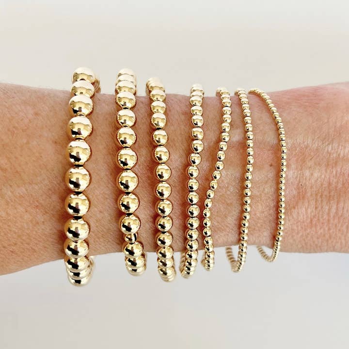 Jeny Baker Designs - Wholesale Beaded Bracelet - 14k Gold Filled Beaded Bracelets