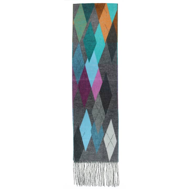 FRAAS - The Scarf Company - Wholesale Scarf - Women's - Artsy Argyle XL3