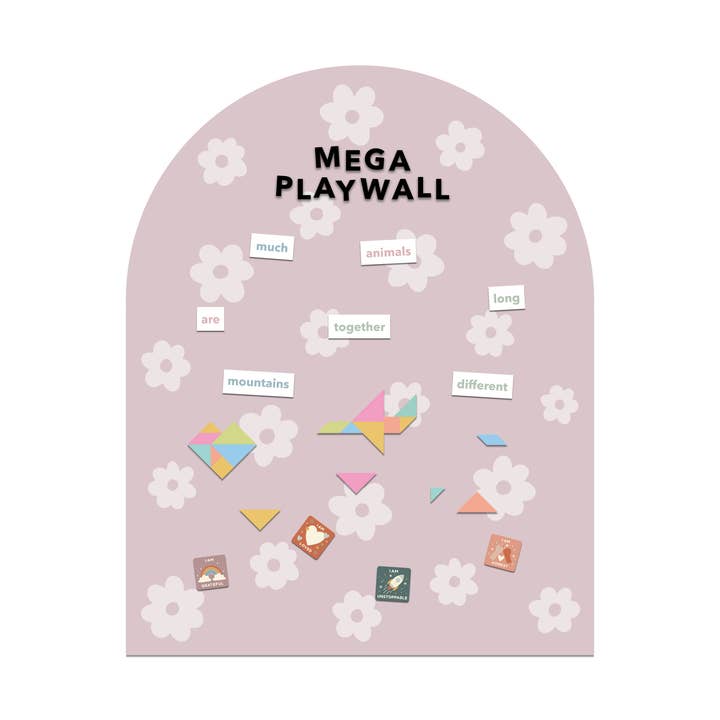 MEGA Magic Playwall - Autocollant mural magnétique en arc pour enfants pour la vente par Cherrypick
