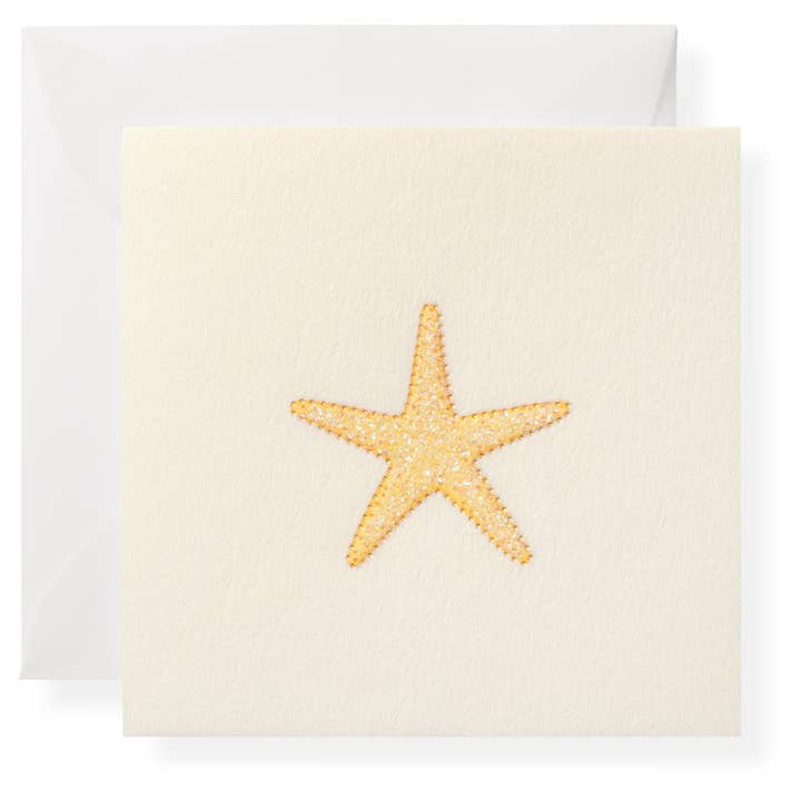 Karen Adams Designs - Wholesale Stationery/Notecard Set - Starfish Individual Gift Enclosure
