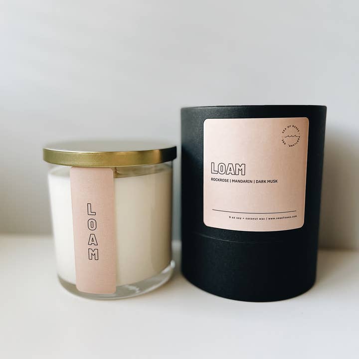 sea of roses - Wholesale Jar/Filled Candle - 9oz - soy/coconut candle (8 scent options)
