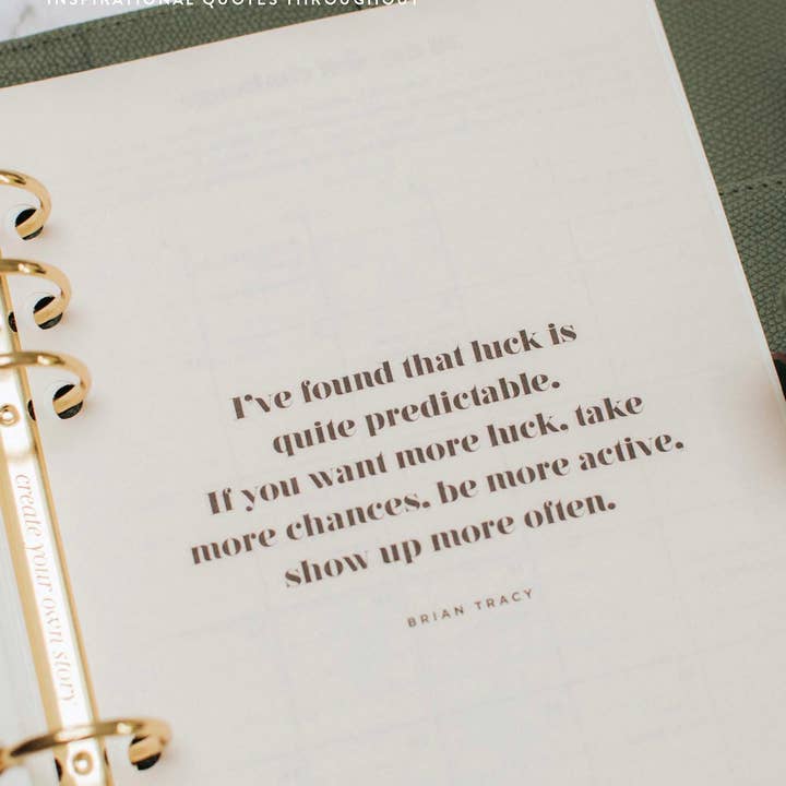 The Inspired Stories - Wholesale Planner - Undated Vertical Weekly Planner Insert Pack19