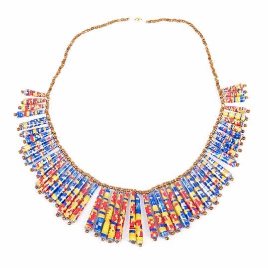 MINKAR NECKLACE / GOLD for wholesale by 22STARS