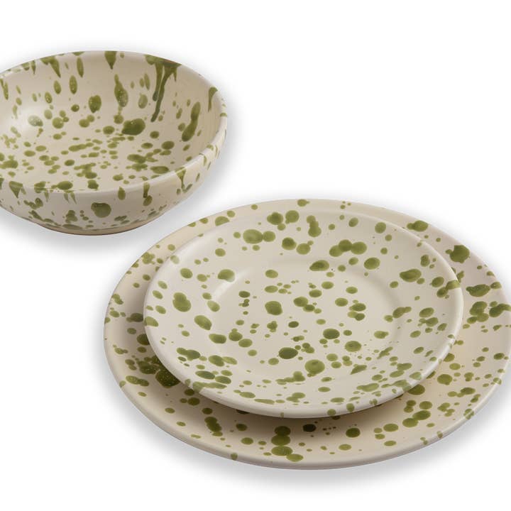 LOLIVA - Vente Assiette de service - Assiette Fruits diam. 19 cm - Ligne Schizzato7