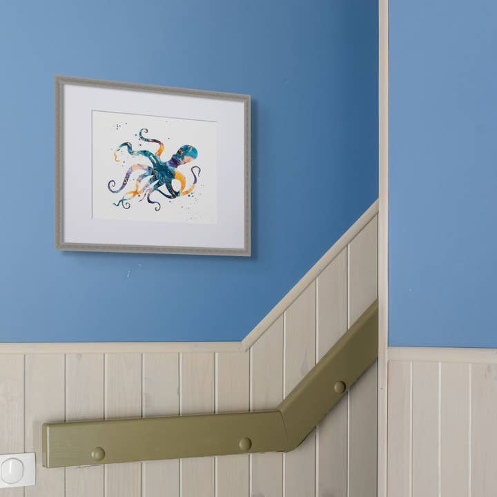 Abstract Alcohol Ink Art Octopus Giclee Print for wholesale by Sarah Robison Art