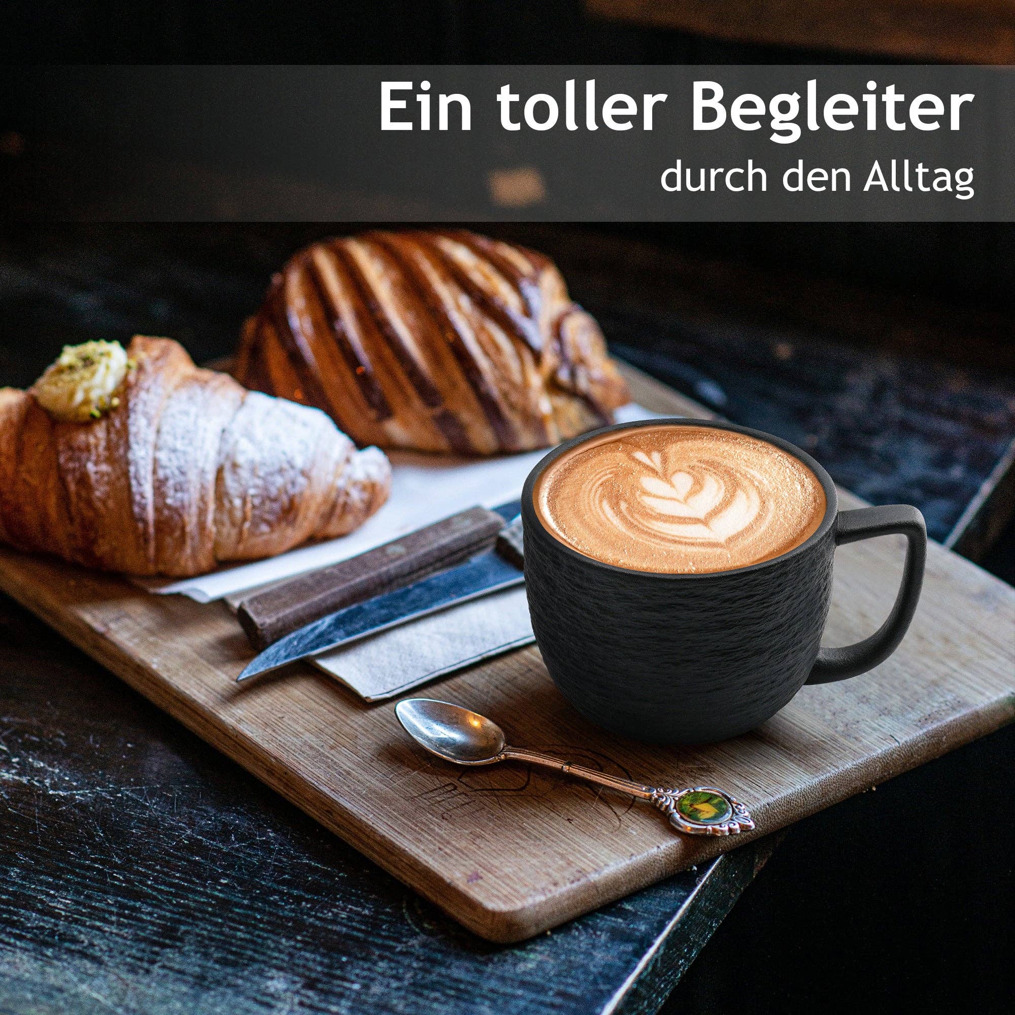 MIAMIO - Vente Tasse à café - Ensemble de 4 mugs à café Collection Oasis (450 ml chacun)7