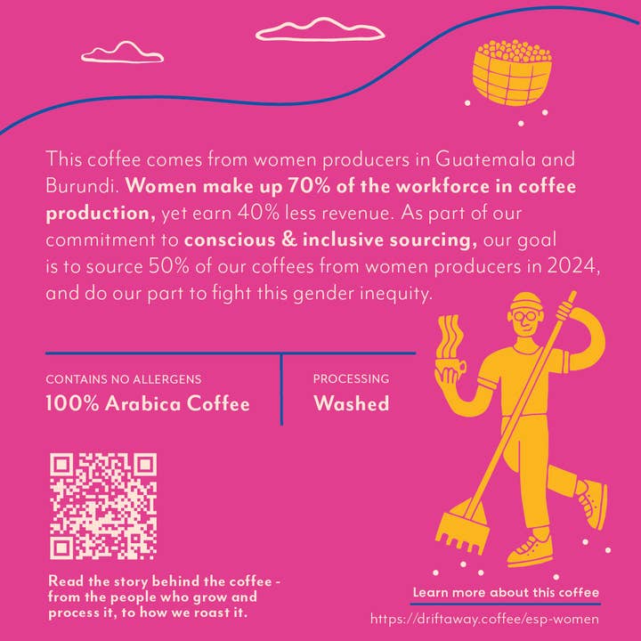 Driftaway Coffee - Wholesale Ground Coffee - Women-grown Coffee Bag for Gift Baskets