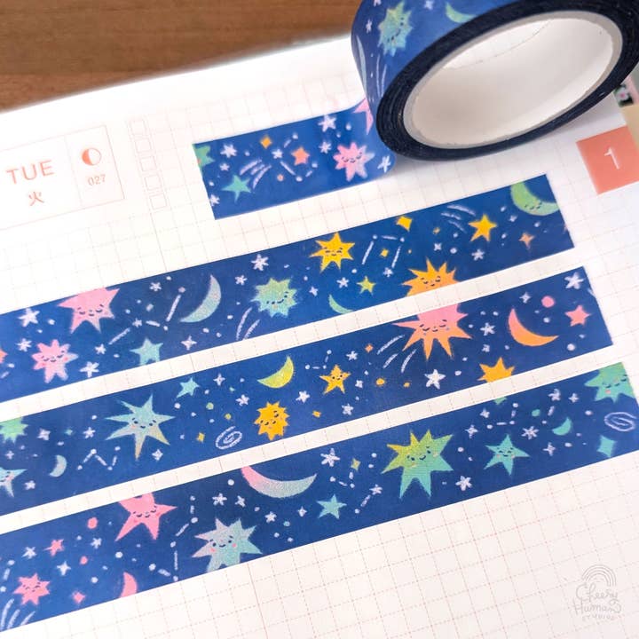 Cheery Human Studios - Wholesale Washi Tape - Starry Friends - Washi Tape3