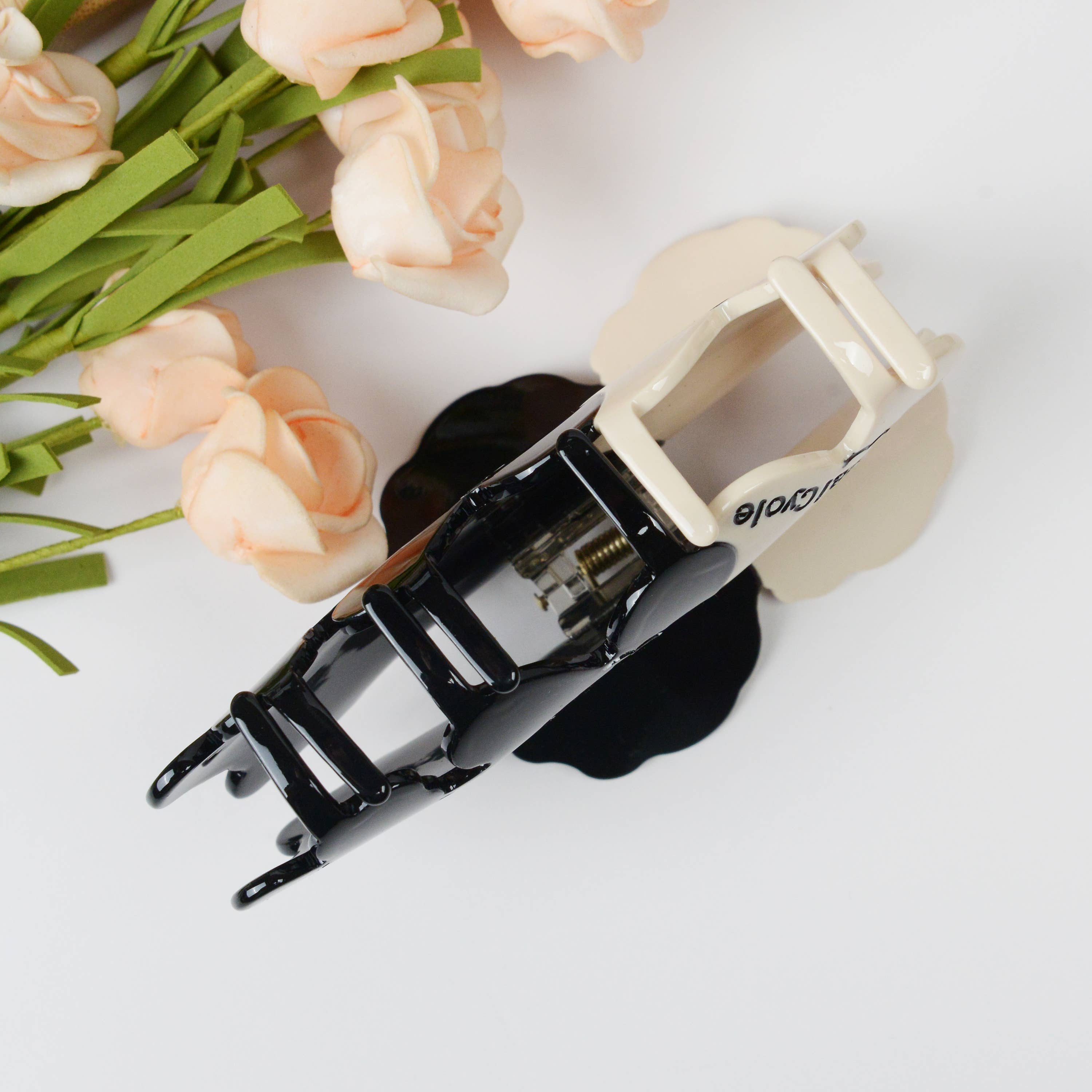 TheDivaSoap - Wholesale Hair Clip - Women's - Cute dog black and white color contrast hair claw clip3