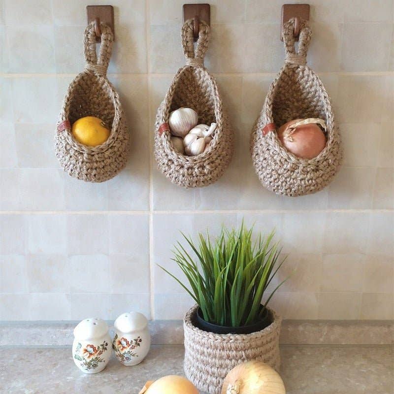 BRECK + FOX - Wholesale Basket - Woven Hanging Storage Baskets1