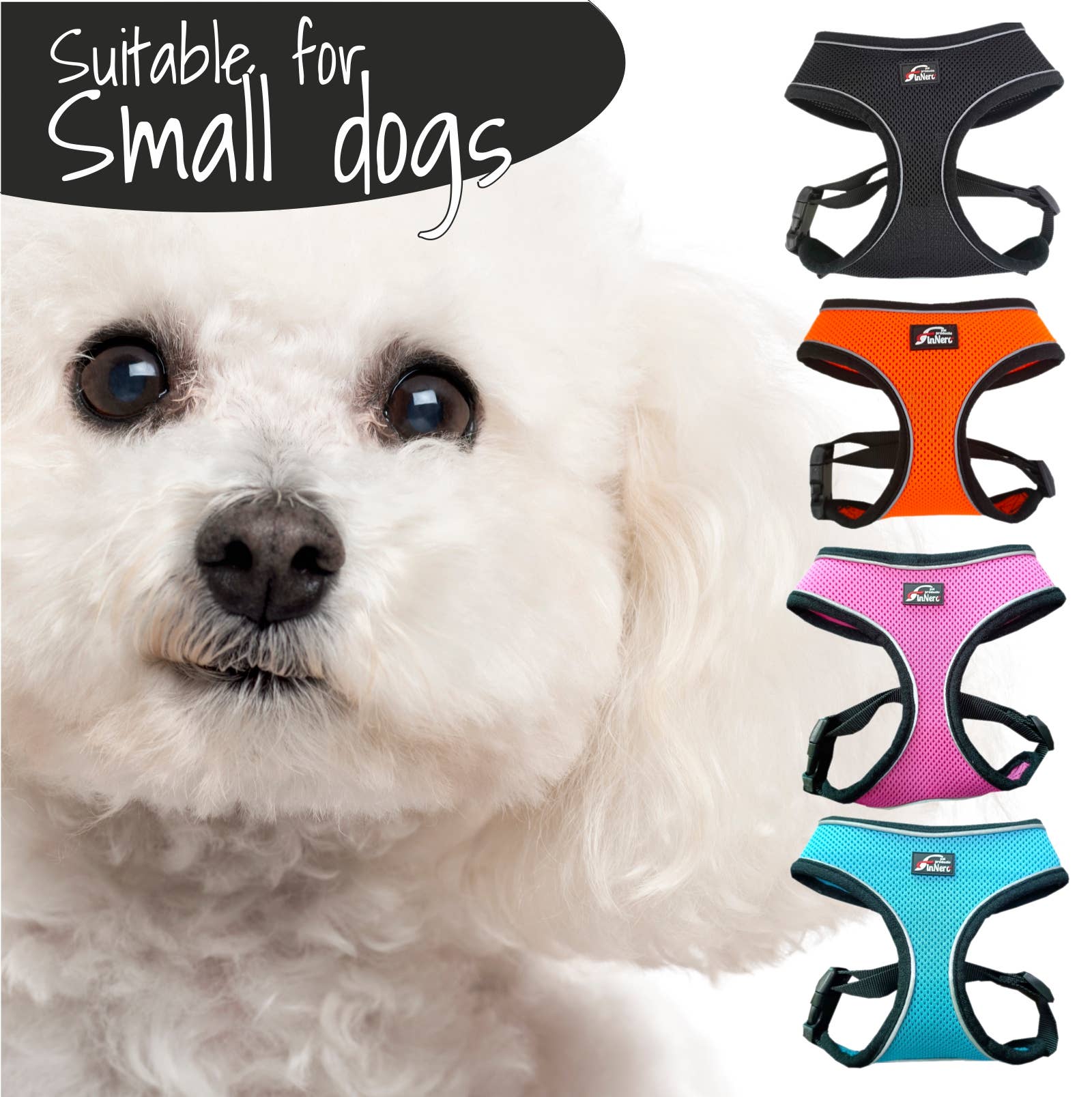 FINNERO - Wholesale Pet Harness - Dog - FINNERO LIGHT Reflective Harness For Pets, 4 Colors14