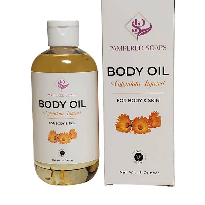 Herbal kroppsolja. Kroppsolja. Örtbaserad olja. Infunderad olja. för wholesale av Pampered Soaps