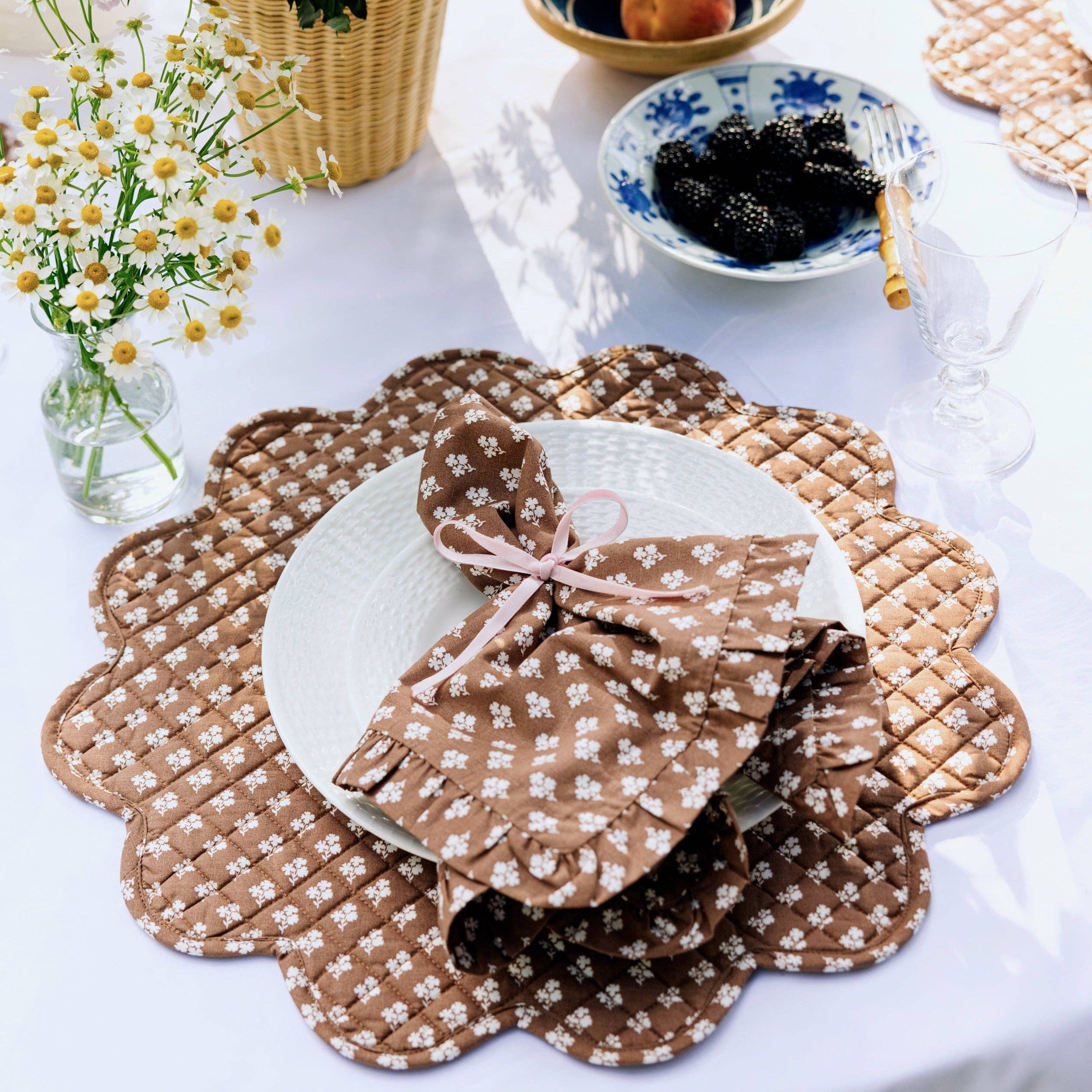 Trudie - Wholesale Placemat - Constance Wavy Quilted Placemat1