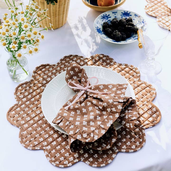 Trudie - Wholesale Placemat - Constance Wavy Quilted Placemat1