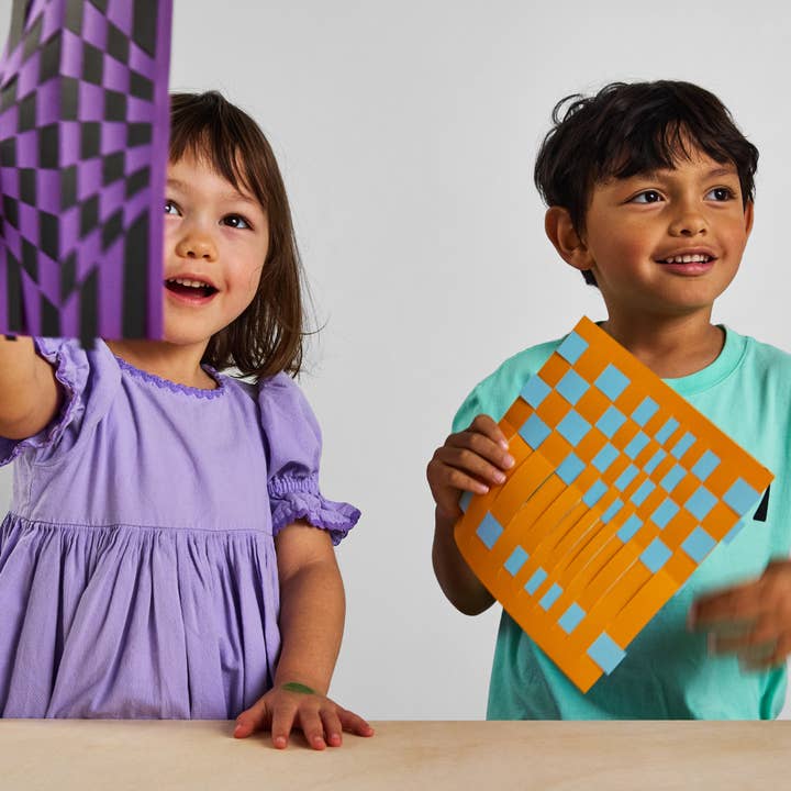 MAJO IDEAS – wholesale DIY craft kit – Child – VOL ①② — OP ART Sticker Based Art Pack9