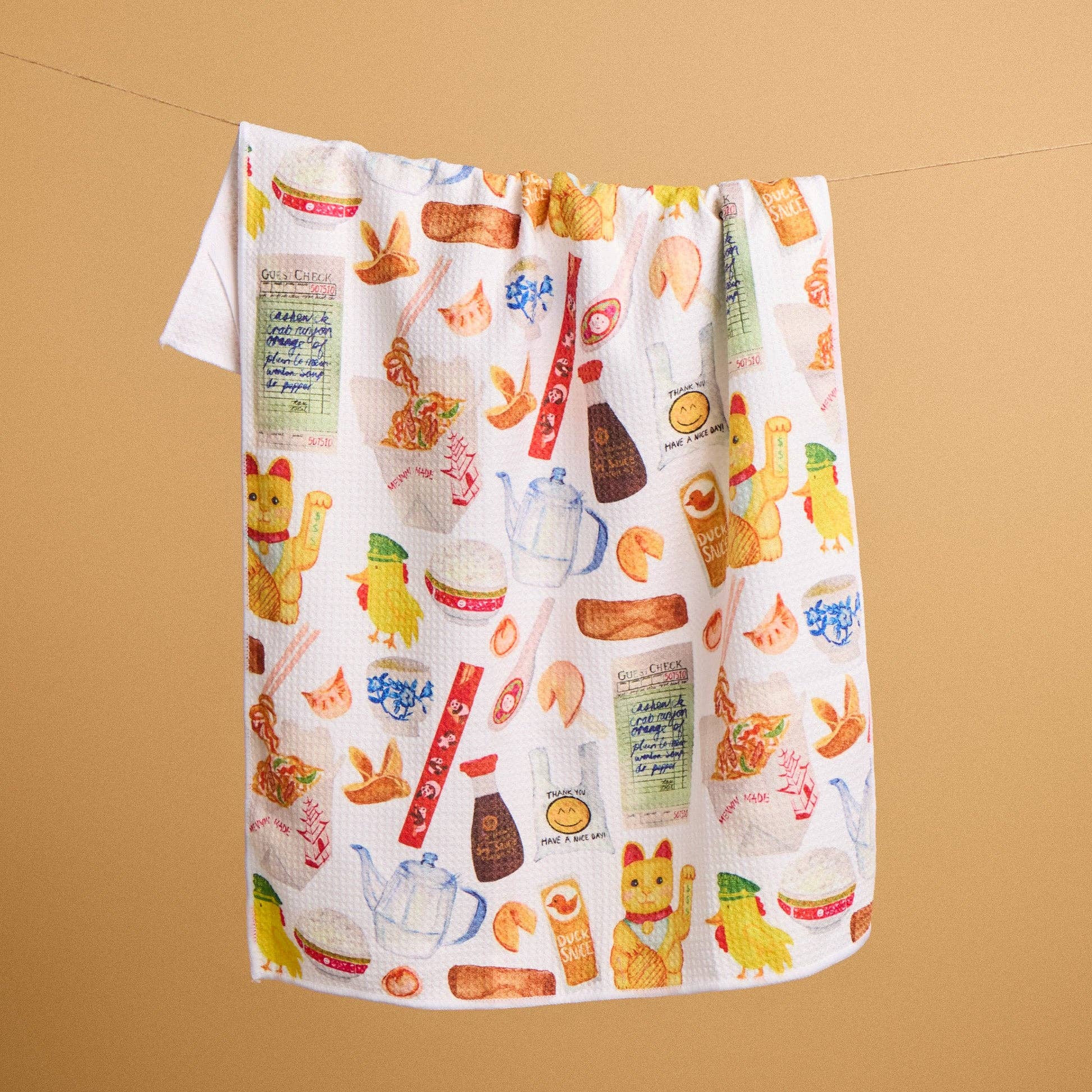 Menmin Made - Wholesale Tea Towel - Chinese Takeout Restaurant Kitchen Towel1