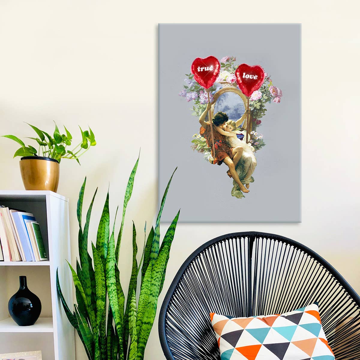 Dikhotomy - Wholesale Collage - Impresión en lienzo de amor verdadero2