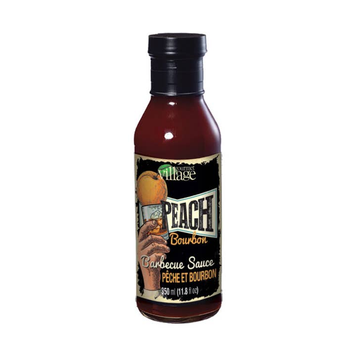 BBQ Sauce Peach Bourbon for wholesale by Gourmet Du Village