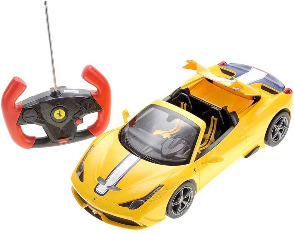 AZ Trading & Import (Toys, RC Toys & More) - Wholesale Toy Car/Truck - Kids - 1:14 RC Ferrari 458 Speciale A (Yellow)0