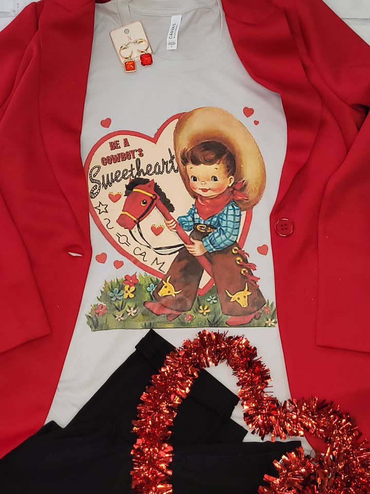 Ranch Swag - Wholesale T-Shirt (Graphic) - Unisex - Cowboy's Sweetheart Graphic T-Shirt