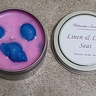 Nautical Embed Candles - 4oz & 6oz Tin for wholesale by Melmade Scents